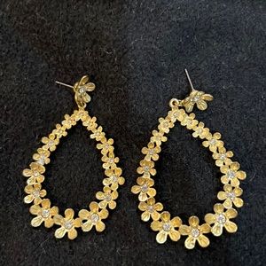 Jennifer Miller earrings  gold tone   post
